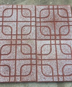 Gạch vỉa hè 400x400x30 mẫu mắt phụng