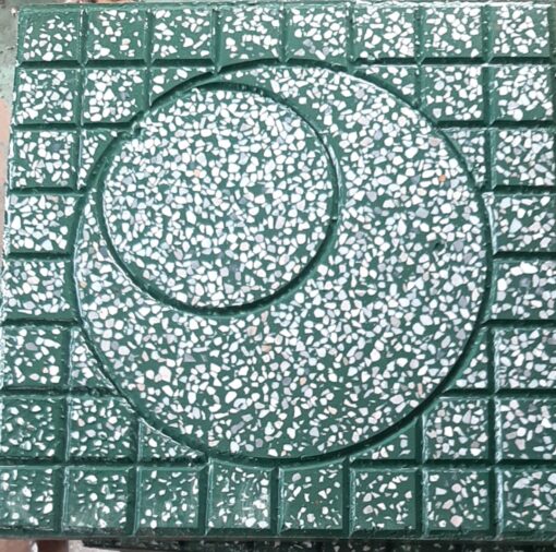 Gạch vỉa hè 400x400x30 mẫu mặt trăng