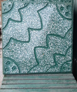 Gạch vỉa hè 400x400x30 mẫu bông cúc