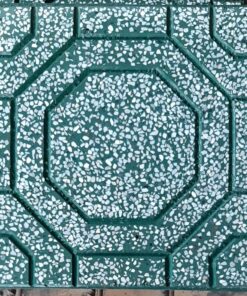 Gạch vỉa hè 400x400x30 mẫu bát quái